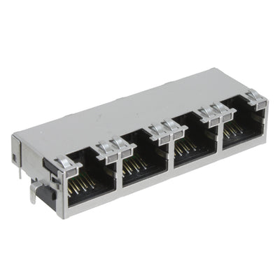 RJE72-488-14A1 by Amphenol ICC (Commercial Products) - CONNECTOR MOD JACK 8P8C R/A SHIELDED