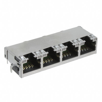 RJE72-488-14B1 by Amphenol ICC (Commercial Products) - CONNECTOR MOD JACK 8P8C R/A SHIELDED