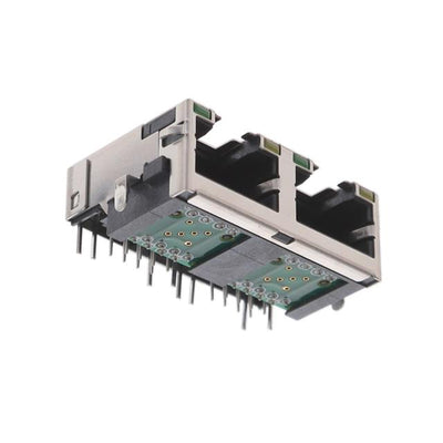 RJE722881441 by Amphenol ICC (Commercial Products) - 8P8C, RA, RECESSED PROFILE, TWO