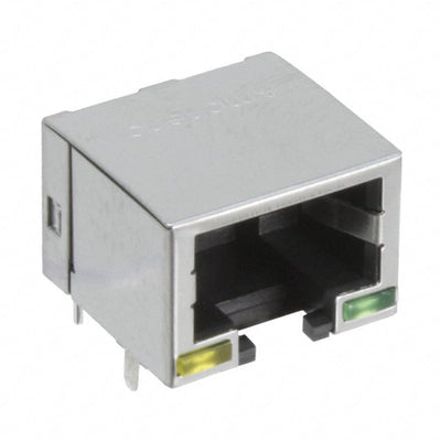 RJE73-188-00110 by Amphenol ICC (Commercial Products) - CONNECTOR MOD JACK 8P8C R/A SHIELDED