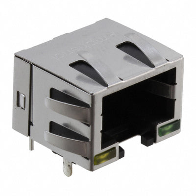 RJE73-188-00441 by Amphenol ICC (Commercial Products) - CONNECTOR MOD JACK 8P8C R/A SHIELDED