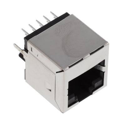 RJE741AA1410A by Amphenol ICC (Commercial Products) - CONNECTOR MOD JACK 10P10C VERT SHLD
