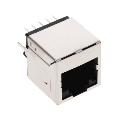 RJE741AA1411A by Amphenol ICC (Commercial Products) - CONNECTOR MOD JACK 10P10C VERT UNSHLD