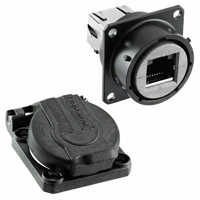 RJF62A1BSCC by Amphenol Socapex - CONNECTOR MOD COUPLER 8P8C TO 8P8C
