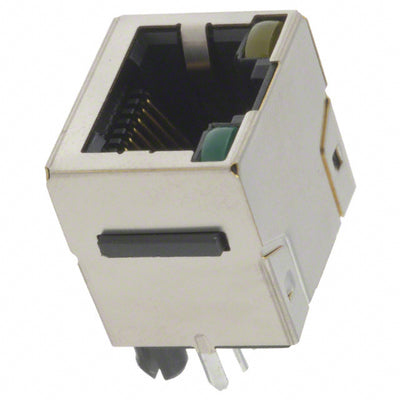 RJHSE-3381 by Amphenol ICC (Commercial Products) - CONNECTOR MOD JACK 8P8C VERT SHIELDED