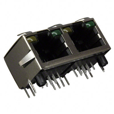 RJHSE-5381-02 by Amphenol ICC (Commercial Products) - CONNECTOR MOD JACK 8P8C R/A SHIELDED
