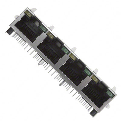 RJHSE-5381-04 by Amphenol ICC (Commercial Products) - CONNECTOR MOD JACK 8P8C R/A SHIELDED