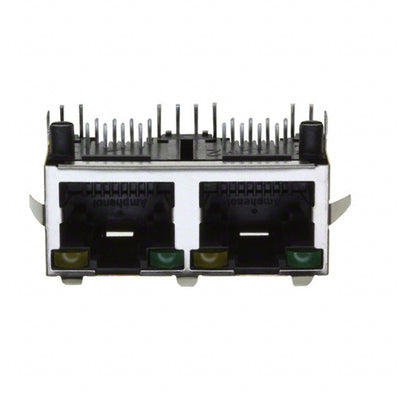 RJHSE-5384-02 by Amphenol ICC (Commercial Products) - CONNECTOR MOD JACK 8P8C R/A SHIELDED