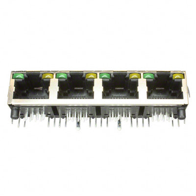 RJHSE-5384-04 by Amphenol ICC (Commercial Products) - CONNECTOR MOD JACK 8P8C R/A SHIELDED