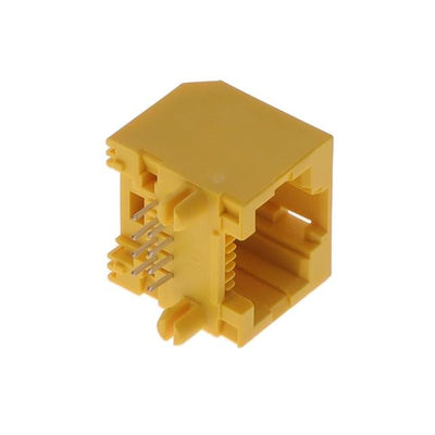 RJHSE50800104 by Amphenol ICC (Commercial Products) - 8P8C, RA, NO SHIELD, NO LEDS, YE
