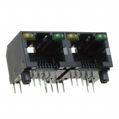 RJHSE508102 by Amphenol ICC (Commercial Products) - CONNECTOR MOD JACK 8P8C R/A UNSHLD