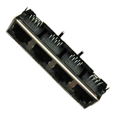 RJHSE538004 by Amphenol ICC (Commercial Products) - CONNECTOR MOD JACK 8P8C R/A SHIELDED