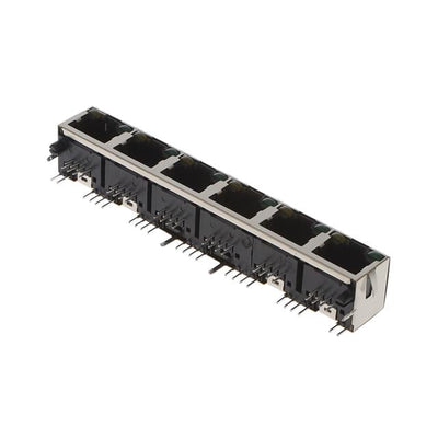 RJHSE538106 by Amphenol ICC (Commercial Products) - 8P8C, RA, SHIELD WITH TOP AND SI