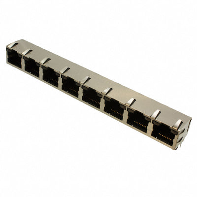 RJHSE538A08 by Amphenol ICC (Commercial Products) - CONNECTOR MOD JACK 8P8C R/A SHIELDED