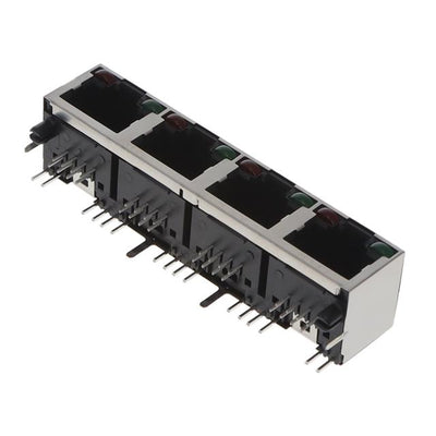 RJHSE5F8704 by Amphenol ICC (Commercial Products) - CONNECTOR MOD JACK 8P8C R/A SHLD