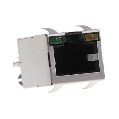 RJHSEKP84 by Amphenol ICC (Commercial Products) - 8P8C, VERTICAL, SHIELD WITH SIDE