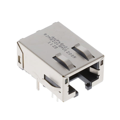 RJMG201GMU1208R by Amphenol ICC (Commercial Products) - RJMAG 1X1, 1000 BASE-T, WITH LED