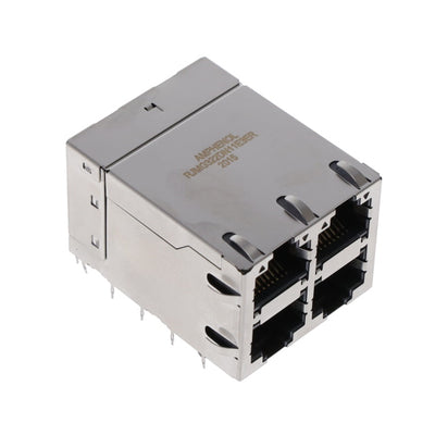 RJMG322DN11E3ER by Amphenol ICC (Commercial Products) - RJMG 2X2 10G WITH 90W, PRESS FIT