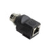 RJS-12D04FF-LS8001 by Amphenol LTW - ADAPT CIRC 4POS TO RJ45 JACK BLK