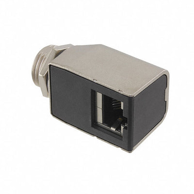 RJS-12X08FF-RS7001 by Amphenol LTW - ADAPT CIRC 8POS TO RJ45 JACK BLK