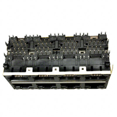 RJSAE-538A-08 by Amphenol ICC (Commercial Products) - CONNECTOR MOD JACK 8P8C R/A SHIELDED