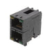RJSAE508102 by Amphenol ICC (Commercial Products) - CONNECTOR MOD JACK 8P8C R/A UNSHLD