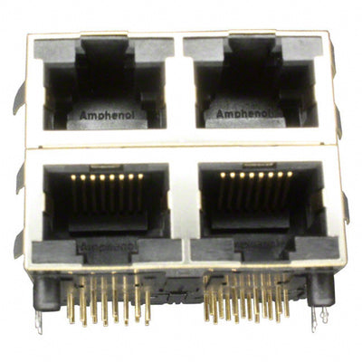 RJSAE538004 by Amphenol ICC (Commercial Products) - CONNECTOR MOD JACK 8P8C R/A SHIELDED