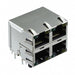RJSAE538404 by Amphenol ICC (Commercial Products) - CONNECTOR MOD JACK 8P8C R/A SHLD