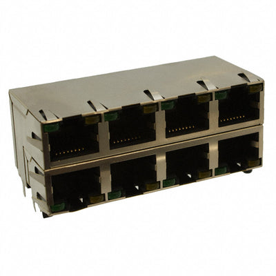 RJSAE538408 by Amphenol ICC (Commercial Products) - CONNECTOR MOD JACK 8P8C R/A SHIELDED