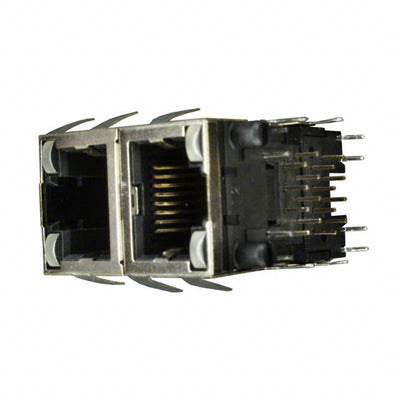 RJSAE538B02 by Amphenol ICC (Commercial Products) - CONNECTOR MOD JACK 8P8C R/A SHIELDED