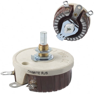 RJS2K5E by Ohmite - POT 2.5K OHM 50W WIREWOUND LIN
