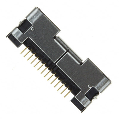 RL01-R14PE by JAE Electronics - CONNECTOR RECPT 14P 0.031 GOLD SMD R/A