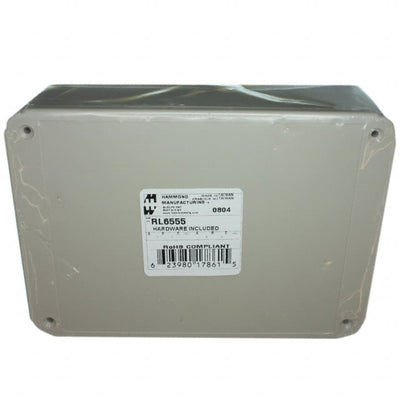 RL6555 by Hammond Manufacturing - BOX ABS GRAY 6.890""L X 4.921""W