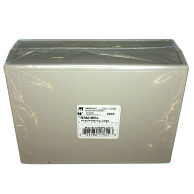 RM2055L by Hammond Manufacturing - BOX ABS GRAY 7.480""L X 5.512""W