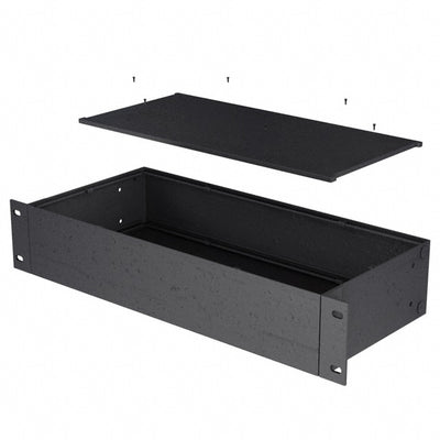 RM2U1908SBK by Hammond Manufacturing - CHASSIS 8X16.6X3.5"" BLACK