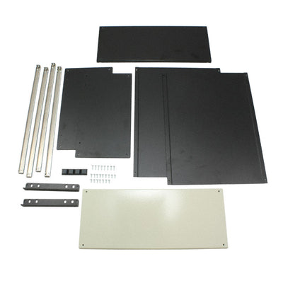 RMCS190713BK1 by Hammond Manufacturing - RACK ALUM 13X17X7 BLK