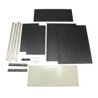 RMCS190713BK1 by Hammond Manufacturing - RACK ALUM 13X17X7 BLK