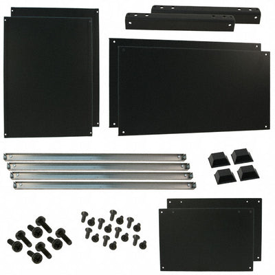 RMCS190813BK1 by Hammond Manufacturing - RACK ALUM 13X17X8.75 BLK