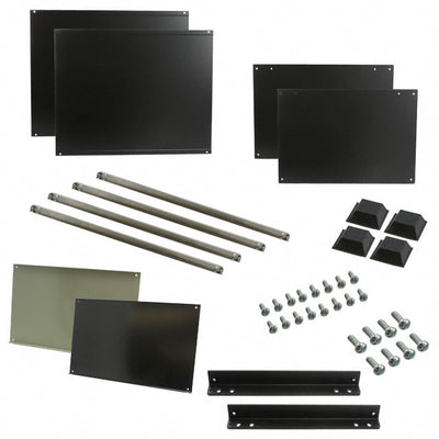 RMCS191015BK1 by Hammond Manufacturing - RACK ALUM 15X17X10.5 BLK