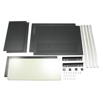 RMCV190713BK1 by Hammond Manufacturing - RACK ALUM 13X17X7 BLK