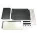 RMCV190713BK1 by Hammond Manufacturing - RACK ALUM 13X17X7 BLK