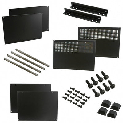 RMCV190813BK1 by Hammond Manufacturing - RACK ALUM 13X17X8.75 BLK