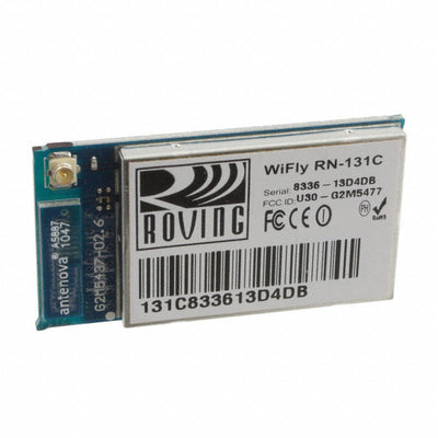 RN131C/RM by Microchip Technology - RF TXRX MOD WIFI CHIP + U.FL SMD