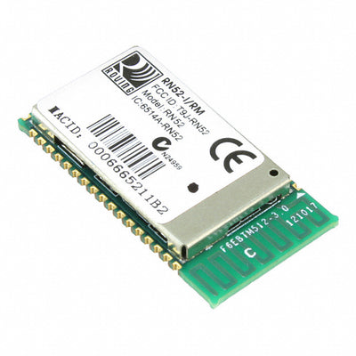 RN52-I/RM by Microchip Technology - RF TXRX MODULE BT TRC ANT SMD