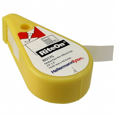 RO175 by HellermannTyton - LABEL SELF LAMINATNG 0.75X3"" WHT