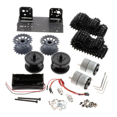ROB0153 by DFRobot - BLACK GLADIATOR-TRACKED CHASSIS
