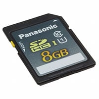 RP-SDME08DA1 by Panasonic Electronic Components - MEMORY CARD SDHC 8GB UHS MLC