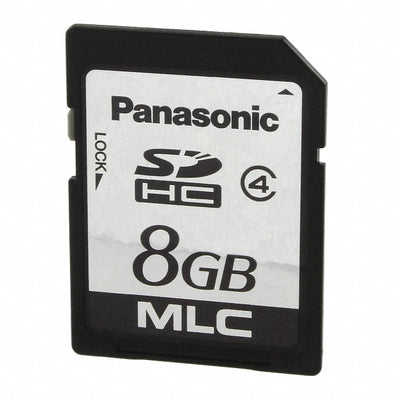 RP-SDPC08DA1 by Panasonic Electronic Components - MEMORY CARD SDHC 8GB CLASS 4 MLC