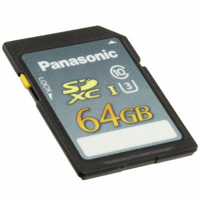 RP-SDUE64DA1 by Panasonic Electronic Components - MEMORY CARD SDXC 64GB UHS MLC