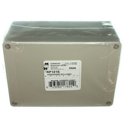 RP1215 by Hammond Manufacturing - BOX ABS GRAY 5.709""L X 4.131""W